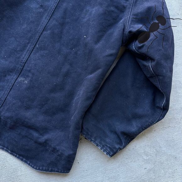 Vintage Y2K Carhartt YOUTH YC61 MDT blue chore work wear jacket - Picture 8 of 8